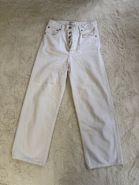Agolde Ren Jeans - Ecru color / off white